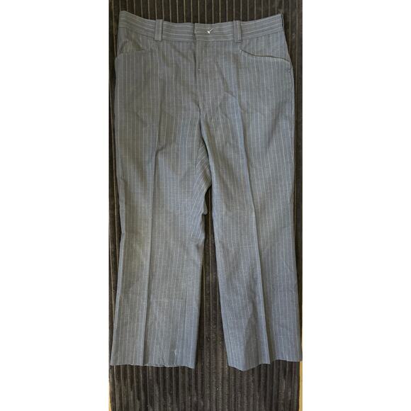 Ratner Clothes Men's Pinstriped Jacket and Pant Set - Stylish Size 36 Ensemble - Picture 4 of 6